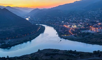  / Слияние Арагвы и Куры, Мцхета