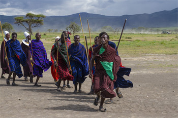 Танец масаев / Танзания