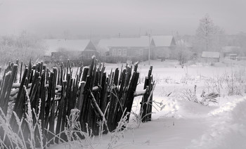 В январе / Зимой в деревне