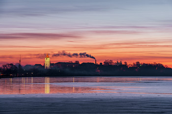 Рассвет в г.Себеж / Псковская область
