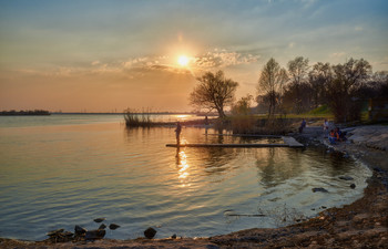 Вечерняя рыбалка / Весна 2020. Озеро Лиман.