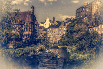 &nbsp; / Water of Leith at Dean Village, Edinburgh.