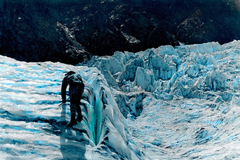 Преодоление ледника / Кавказ. Ледник Цей
