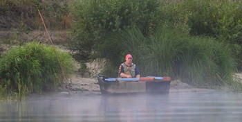 На рыбалку. / Рыбалка на Оке.