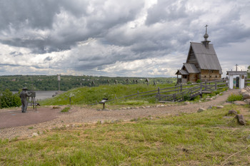 Гора Левитана / лето, Волга, Плёс.