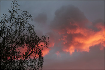 Накануне / Вечернее небо из моего окна перед Днём Победы