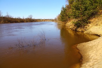 река Клязьма в Омутищах (Владимирская область) / река Клязьма в Омутищах (Владимирская область)