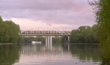 Мост через канал / Вечер,закат