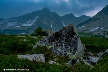 Вечер в Кузнецкому Алатау / Хакасия, горы Кузнецкого Алатау, июль 2019 года.
