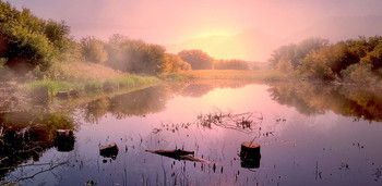 Утречком / на озерке