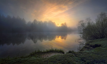 Ранним утром на реке.. / Нижегородская область