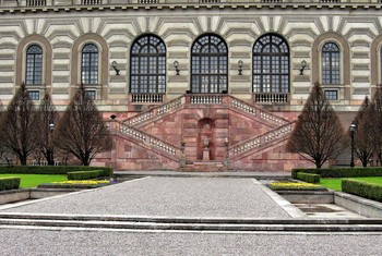Фрагмент королевского дворца в Стокгольме / Фрагмент королевского дворца в Стокгольме
