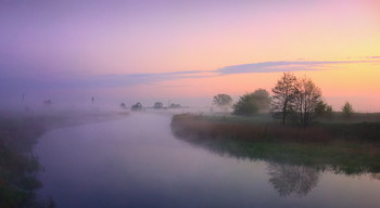Майское утро / Рассвет на реке