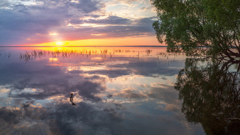 &nbsp; / Плещеево озеро, июнь, панорама