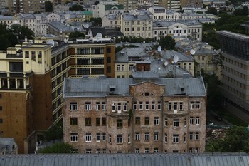 Вид на Москву (Смоленский бульвар,6-8) / Вид на Москву (Смоленский бульвар,6-8)