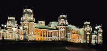 Ночью в Царицыно / Большой Царицынский дворец.