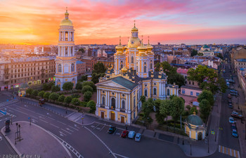 Владимирский собор / на рассвете