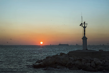 Вечерело / Закат на Мраморном море.