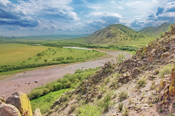 Над рекой / Июнь 2020г, Орхон аймак (Монголия)