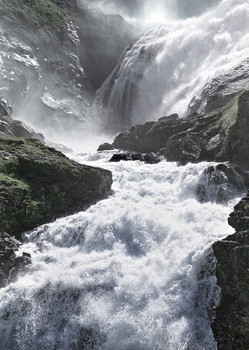 Норвегия - водопад Кьосфоссен... / Путешествие по Норвегии...