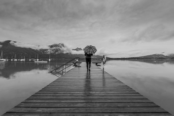  / Mondsee bei Regen