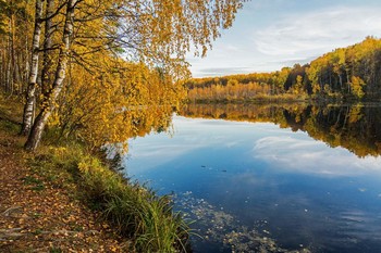 Запахло осенью слегка / озеро Светлое,п.Залесный,Татарстан