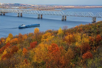 На Волге / Романовский мост,п.Нижние вязовые,Татарстан