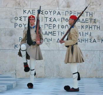 Смена караула / Афины, Греция