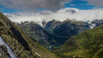 Ледники Юстедаля. / Западная Норвегия.