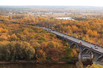 мост через Клязьму / Владимир, осень