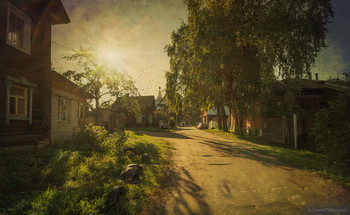 Тихая улица старого города / г.Кострома