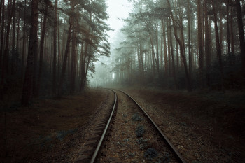 Ожидая поезд призрак / Калининградская область