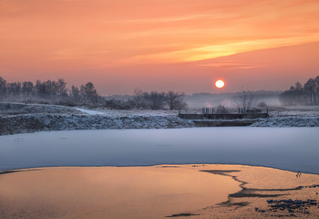 Первый снег / Пейзаж Беларуси