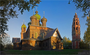 &nbsp; / г. Ярославль. Церковь Иоанна Предтечи в Толчкове.
Панорама из 8 вертикальных кадров.