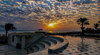 Восход над амфитеатром. / Сахль-Хашиш. Красное море. Египет.