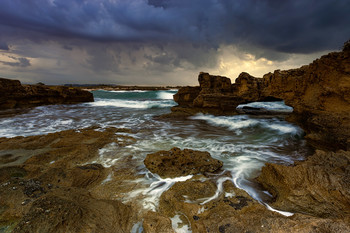 Средиземное море / Национальный парк Дор. Израиль
