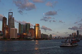Вечерний Шанхай / Шанхай 2010.
