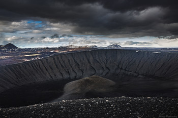 старый кратер / Hverfjall, Исландия