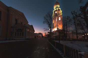 рассвет в Рогожской Слободе / Москва, зимнее утро