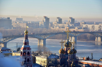 Декабрь Нижегородский / Декабрь 2020 - мороз и нет снега. Солнечная морозная погода.