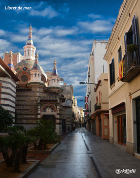 Церковь Сан Рома. / Ллорет-де-мар каталония.