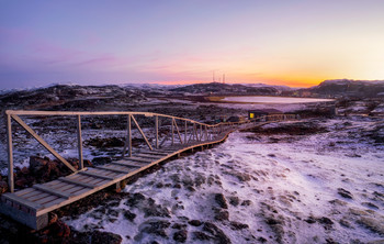 Рассвет на старой метеостанции. Поселок Лодейное. Териберка. Классное место., без лишних слов... / Рассвет на старой метеостанции. Поселок Лодейное. Териберка. 
Классное место., без лишних слов...