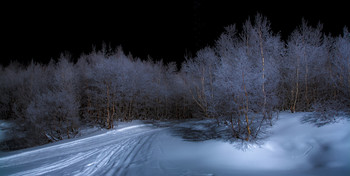 При полной луне морозы пришли... ! / Хибины. Кольский п-ов.