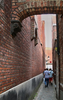 Переулки Брюгге / Брюгге - город в Бельгии в исторической области Западная Фландрия. Это город удивительной архитектуры и очарования, один из самых живописных в Европе. Брюгге расположен в 20 км от берега Северного моря недалеко от границы с Нидерландами, поэтому именно голландское влияние здесь ощущается особенно сильно в языке, кухне, архитектуре. Расцвет города в эпоху Средневековья оставил замечательную архитектуру и множество достопримечательностей. Город как будто застыл на границе прошлого и настоящего. Гуляя по нему, ловишь себя на мысли, что ты попал в какой-то исторический фильм или очутился в настоящем Средневековье. Кстати о фильме, здесь происходит действие известной картины - &quot;Залечь на дно в Брюгге&quot;, который только прибавил городу популярности!