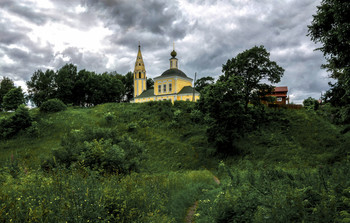 Тутаевские пейзажи / лето, Тутаев, Троицкая церковь