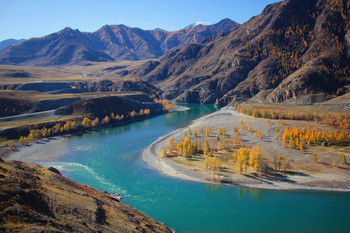 &nbsp; / Катунь в октябре