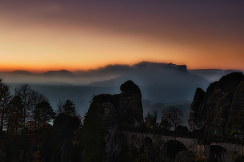  / aufgenommen an einem sehr kalten Morgen in Rathen