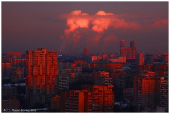 Зимнее утро / Москва, морозное утро