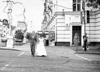 Пешеходы, переходы / wedding day