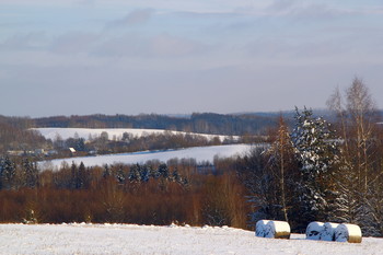 Белорусские холмы / Морозный день выдался впервые за 10 лет